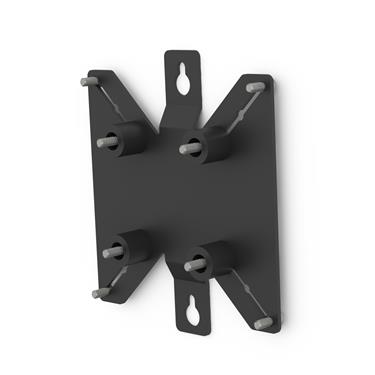 SMS Func Tiny - Fixed wallmount, VESA 50x50-100x100, Max 10kg, Black Vägg