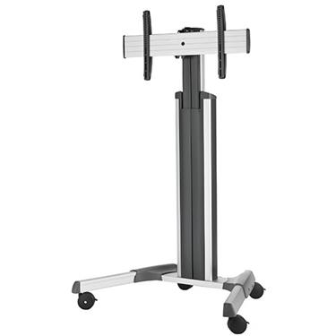 CHIEF LPAUS - Large Fusion, Mobile height adj. floorstand, VESA 200x200-800x400, Max 90,7kg, Silver Golv